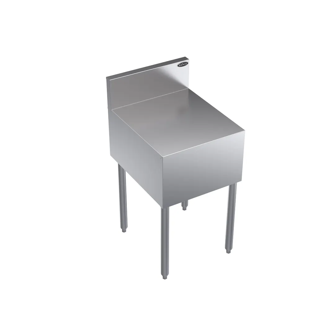Krowne KR24-RS18 Royal Series 18"W Beer Station/Register Stand, 24"D, 30"H, Stainless Steel & Galvanized