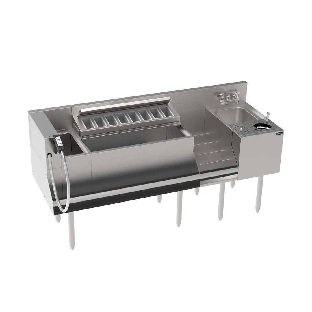 Krowne KR24-S72-10 Royal Series Underbar Workstation, 72"W X 24"D