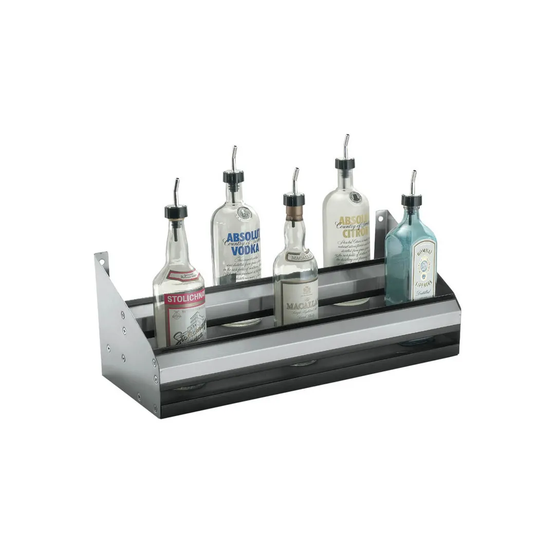 Krowne RD-54 54" L Stainless Steel Double Speed Rail, Sound Deadened Bottom