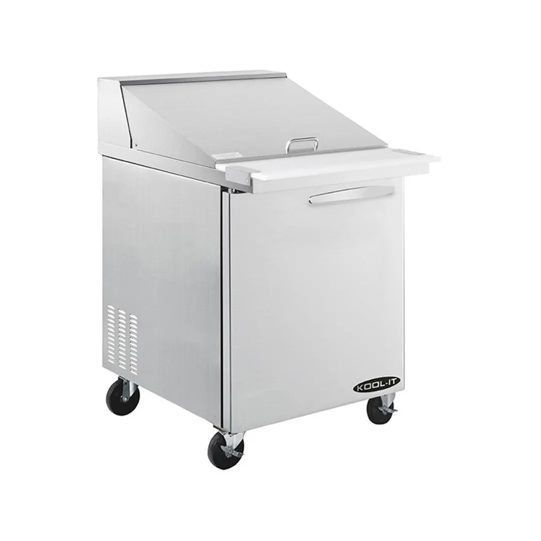 Kool-It KSTM-27-1 27" Mega Top Sandwich / Salad Prep Table w/ 1 Door, 12 Pans