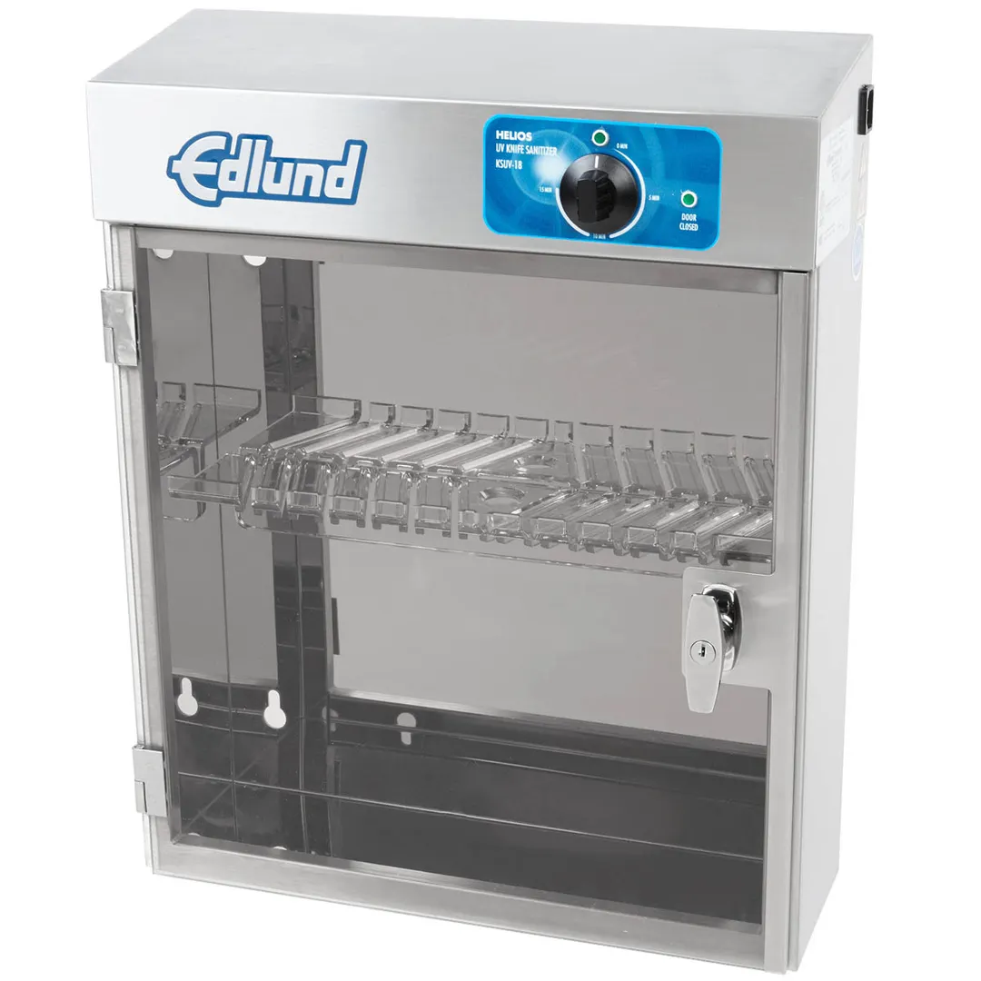 Edlund KSUV-18 Knife Sterilizer 12‑Knife (2 Cleaver), LED UV Door SS 115V70W NEMA5‑15 NSF/cETLus