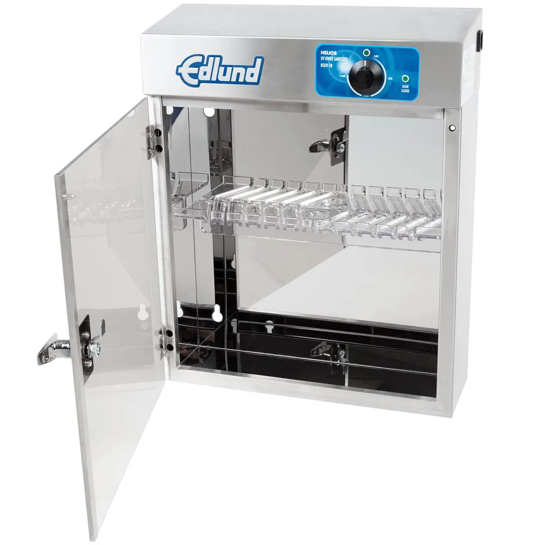 Edlund KSUV-18 Knife Sterilizer 12‑Knife (2 Cleaver), LED UV Door SS 115V70W NEMA5‑15 NSF/cETLus