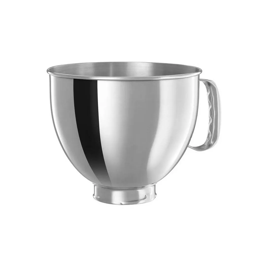 KitchenAid K5THSBP 5-qt Polished Stainless Steel Mixing Bowl with Handle for Stand Mixers
