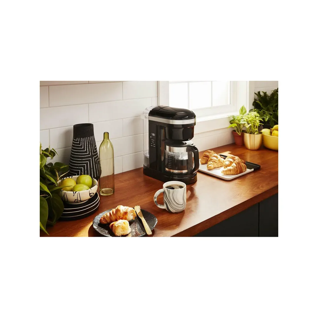 KitchenAid KCM1208OB Coffee Tea Brewer with Glass Carafe, 120V/1100 Watt-Black