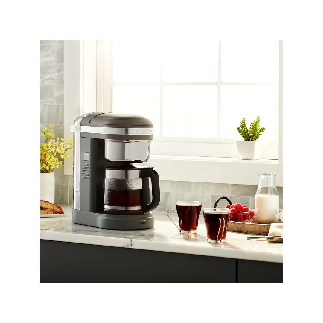 KitchenAid KCM1209DG Coffee Tea Brewer, High and Low Plate Temperature - 120V/1100 W - Grey