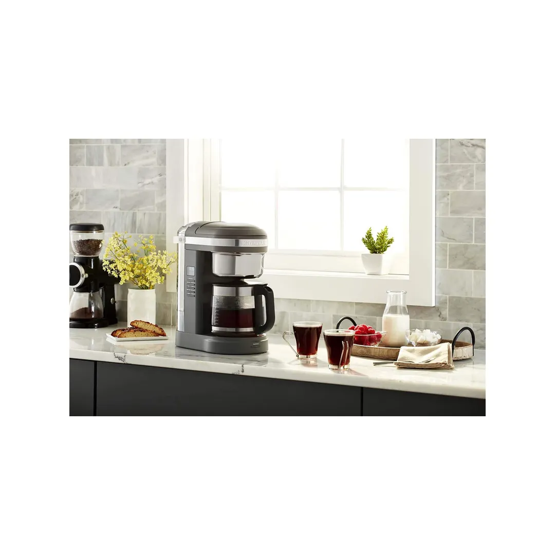 KitchenAid KCM1209DG Coffee Tea Brewer, High and Low Plate Temperature - 120V/1100 W - Grey