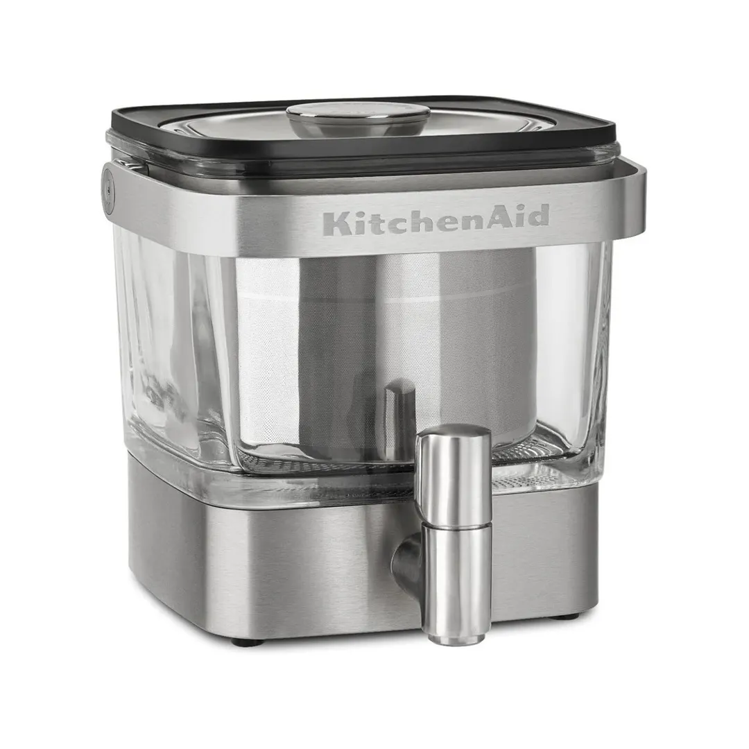 KitchenAid KCM4212SX Coffee Tea Brewer, Small Footprint / 28 oz Cold Brew - Stainless Steel
