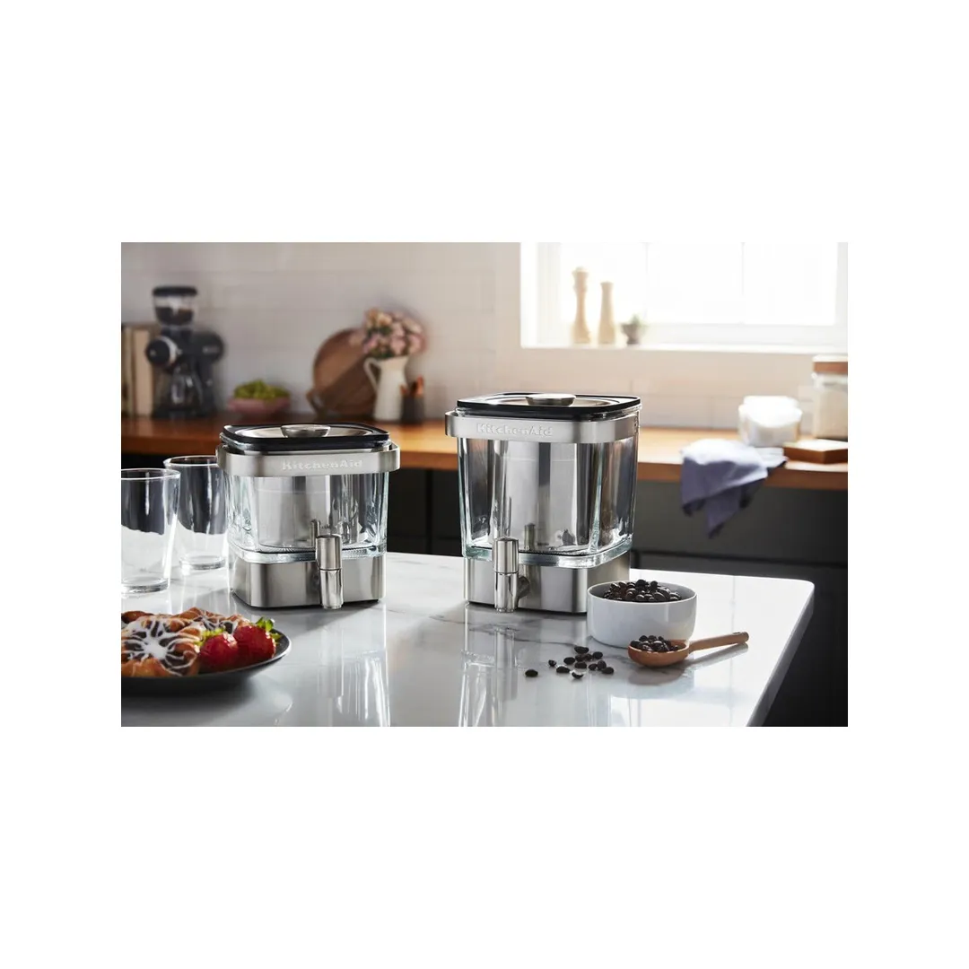 KitchenAid KCM4212SX Coffee Tea Brewer, Small Footprint / 28 oz Cold Brew - Stainless Steel