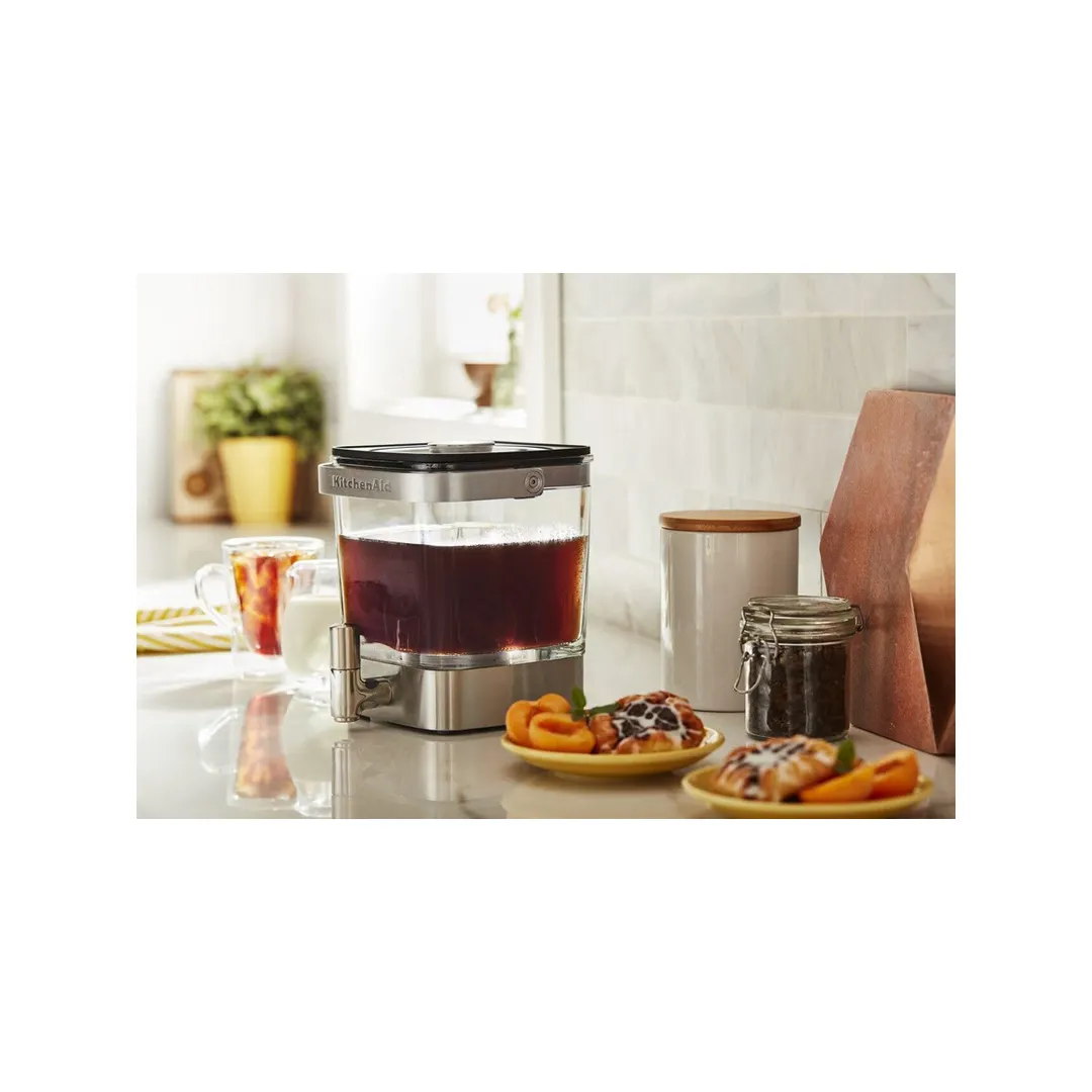 KitchenAid KCM4212SX Coffee Tea Brewer, Small Footprint / 28 oz Cold Brew - Stainless Steel