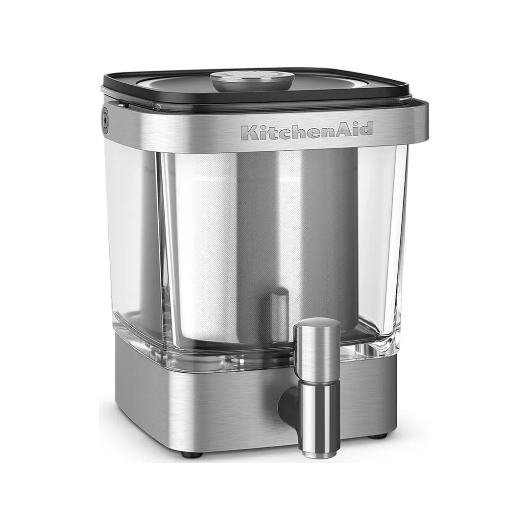 4.75 Cup Silver Cold Brew Coffee Maker