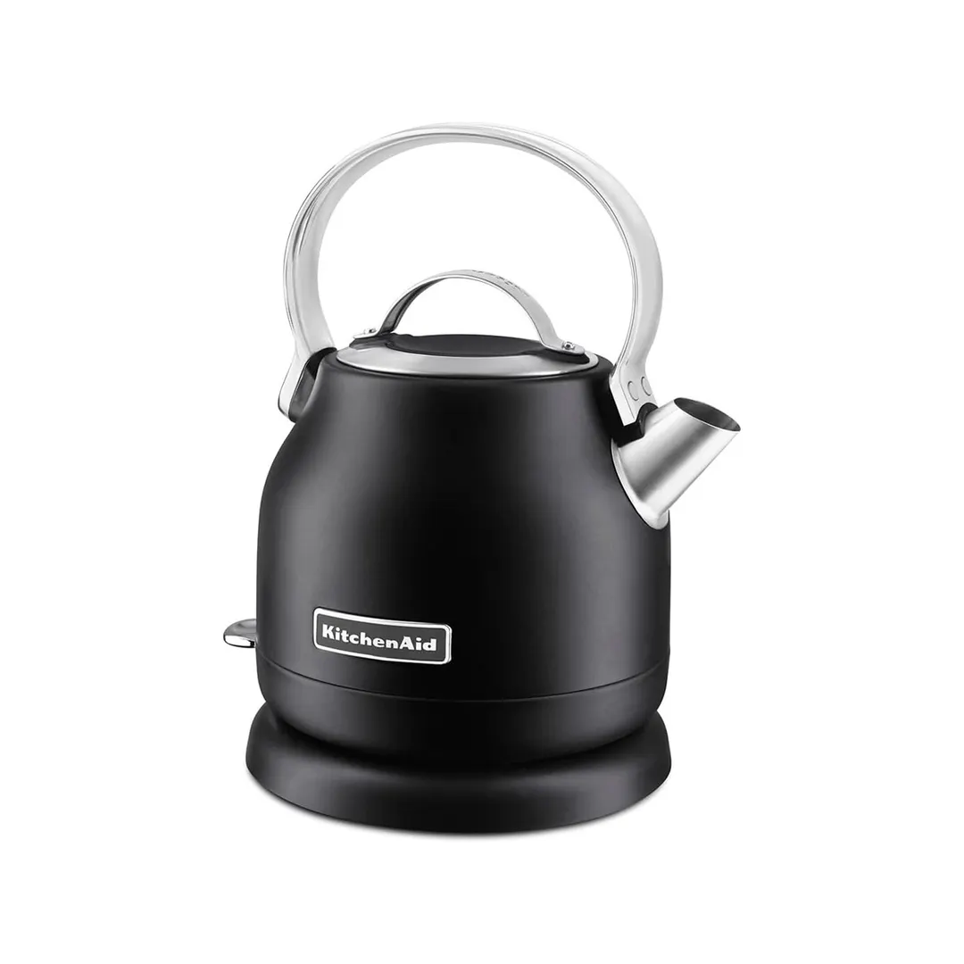 KitchenAid KEK1222BM 1.25 Liter Stainless Steel Matte Black Electric Kettle 