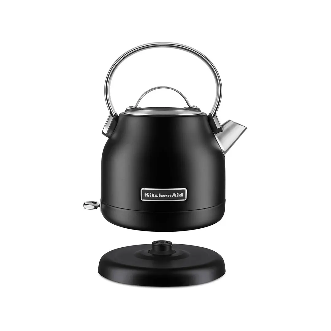 KitchenAid KEK1222BM 1.25 Liter Stainless Steel Matte Black Electric Kettle 