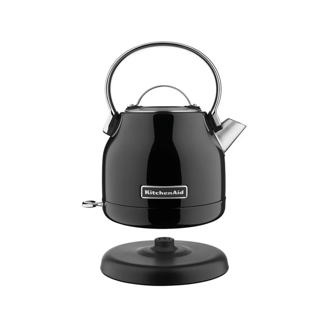 KitchenAid KEK1222OB 1.25 Liter Stainless Steel Onyx Black Electric Kettle