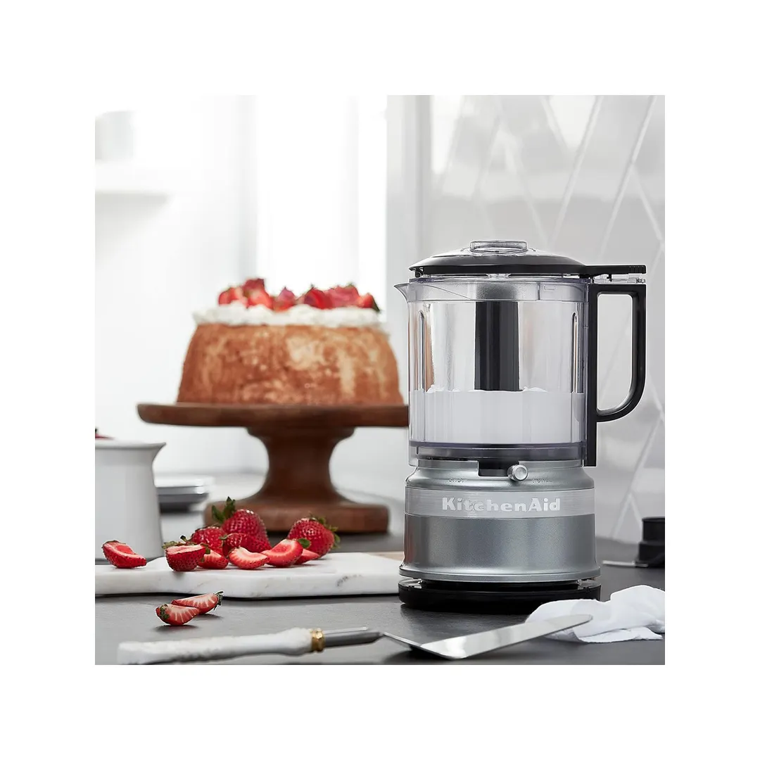 KitchenAid KFC0516CU 5‑Cup, 2‑Speed Food Chopper, Contour Silver