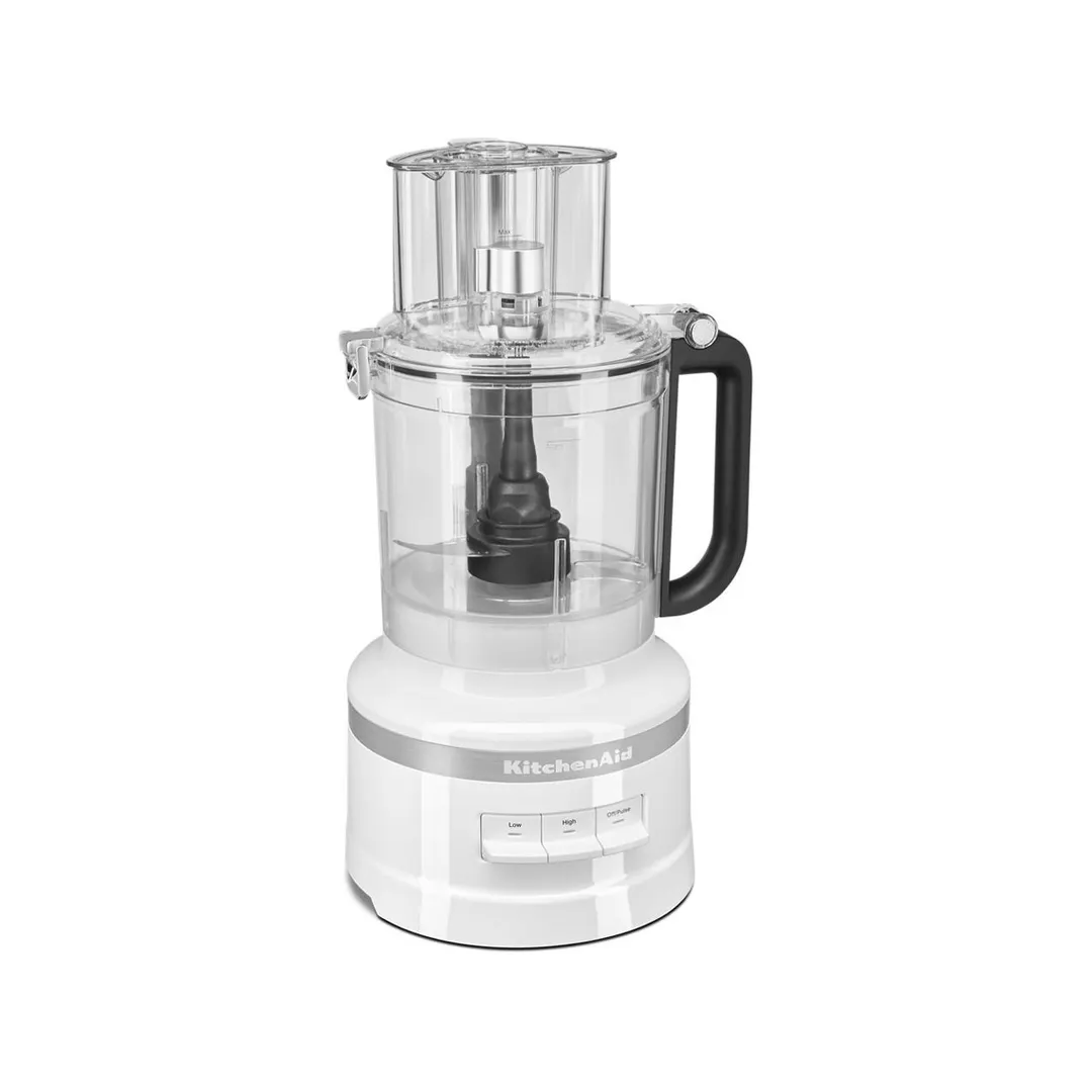 KitchenAid KFP1318WH 13‑Cup Food Processor, White