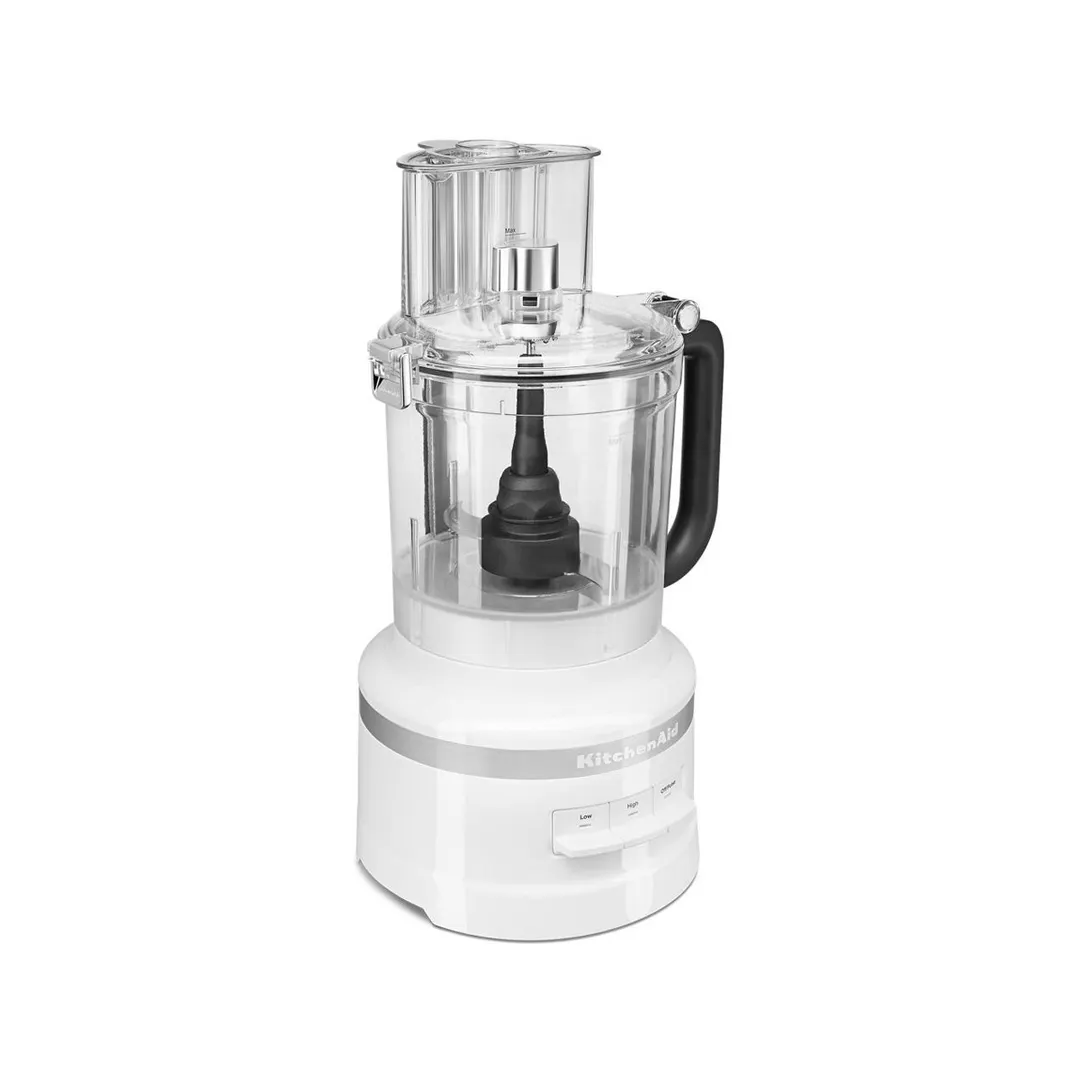 KitchenAid KFP1318WH 13‑Cup Food Processor, White