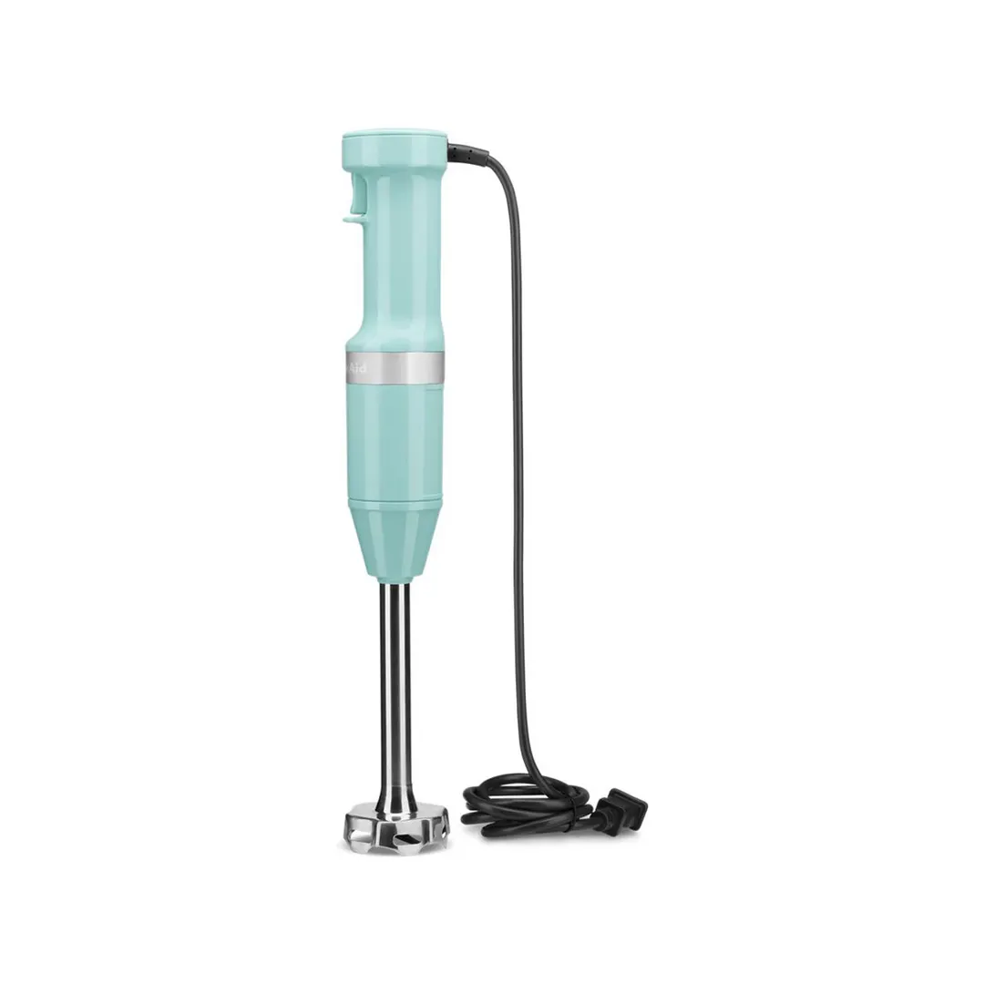 KitchenAid KHBV53AQ 8" Variable Speed Aqua Sky Corded Hand Blender