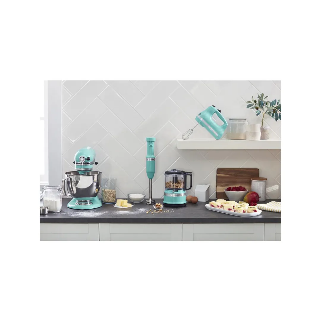 KitchenAid KHBV53AQ 8" Variable Speed Aqua Sky Corded Hand Blender