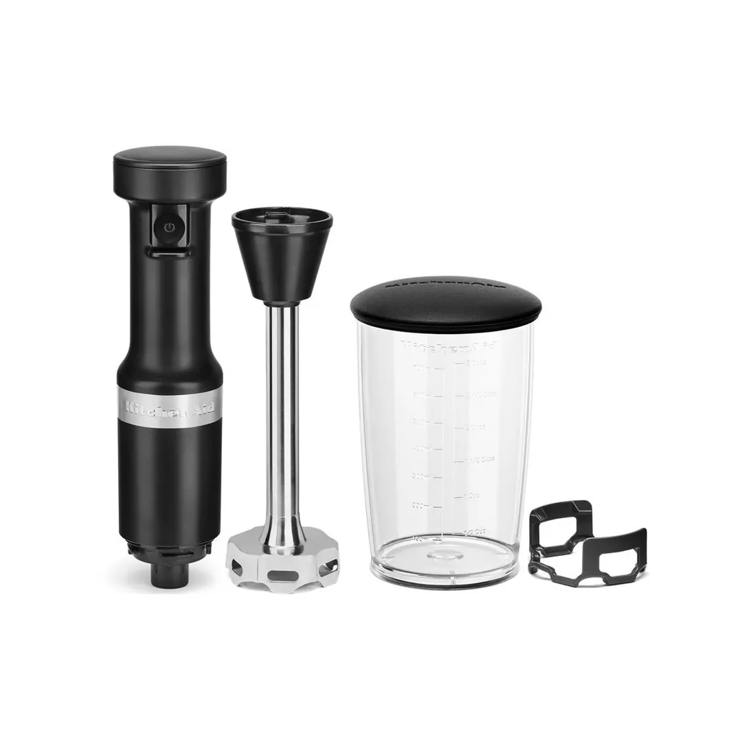 KitchenAid - Corded Variable-Speed Immersion Blender Matte with Blending Jar - Thumbnail 5