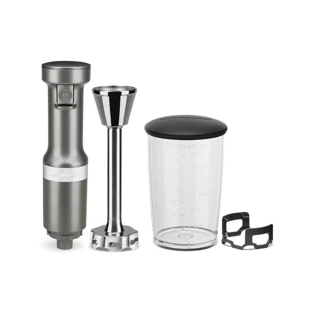 KitchenAid KHBV53CU 8" Variable Speed Contour Silver Corded Hand Blender