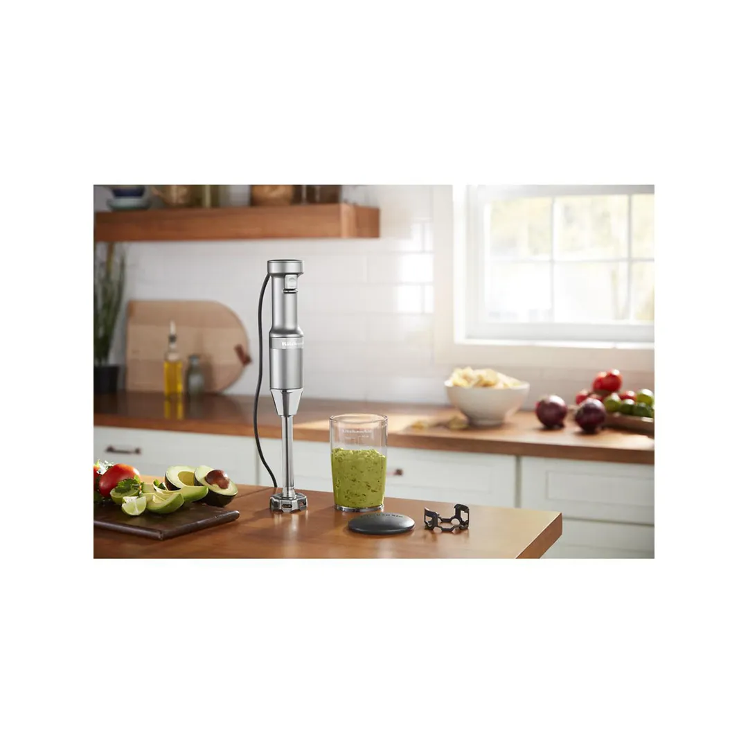 KitchenAid KHBV53DG 8" Variable Speed Matte Charcoal Grey Corded Hand Blender