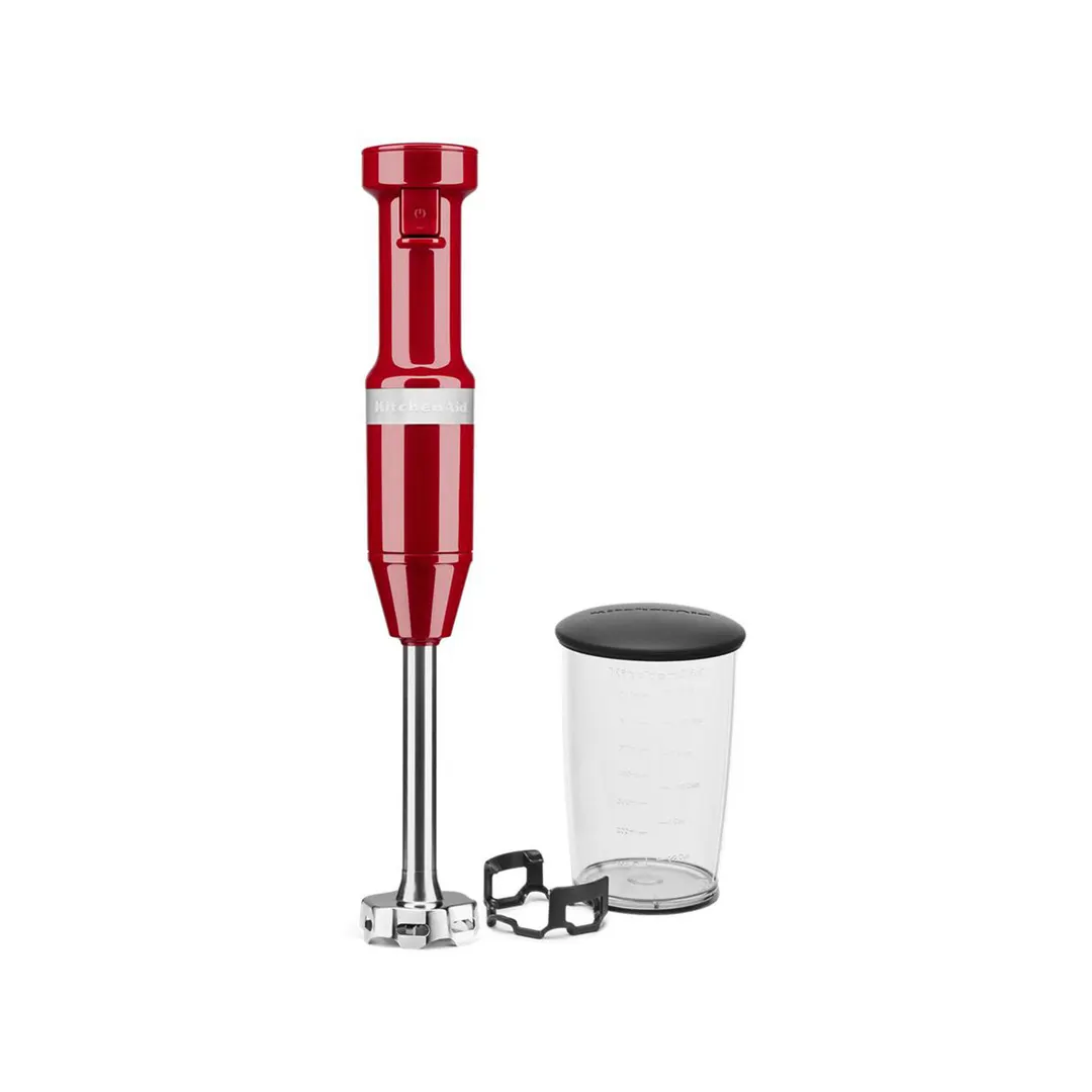 KitchenAid KHBV53ER 8" Variable Speed Empire Red Corded Hand Blender