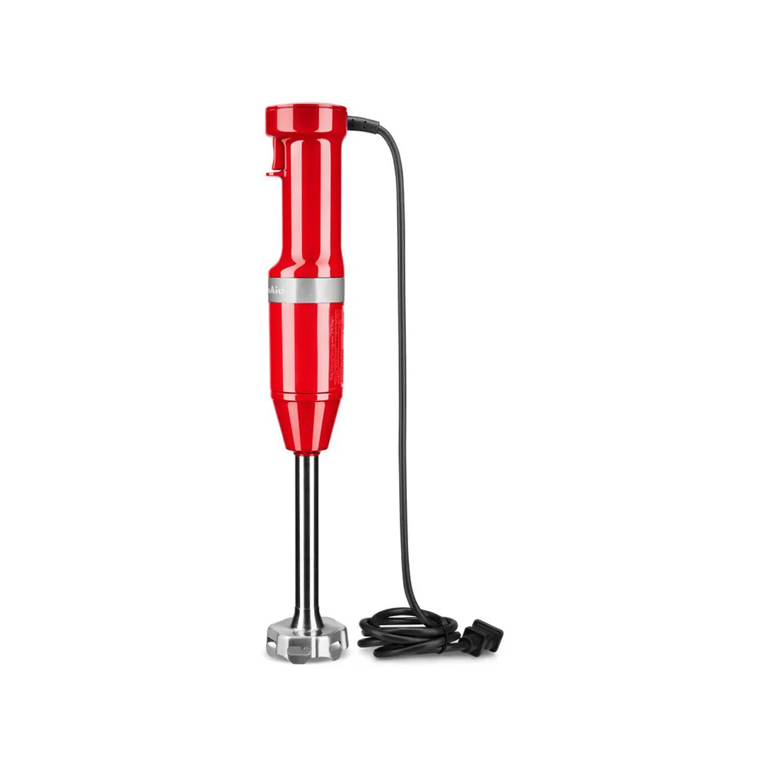 KitchenAid KHBV53PA 8" Variable Speed Passion Red Corded Hand Blender