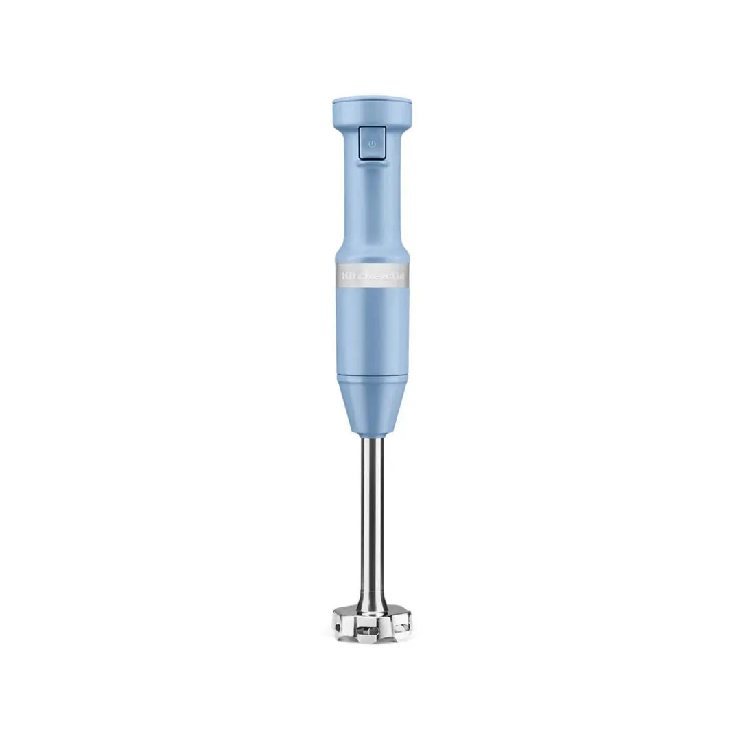 KitchenAid KHBV53VB 8" Variable Speed Corded Hand Blender, Blue Velvet