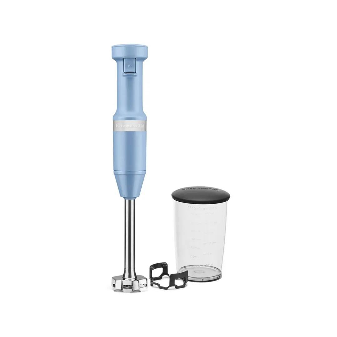 KitchenAid KHBV53VB 8" Variable Speed Corded Hand Blender, Blue Velvet
