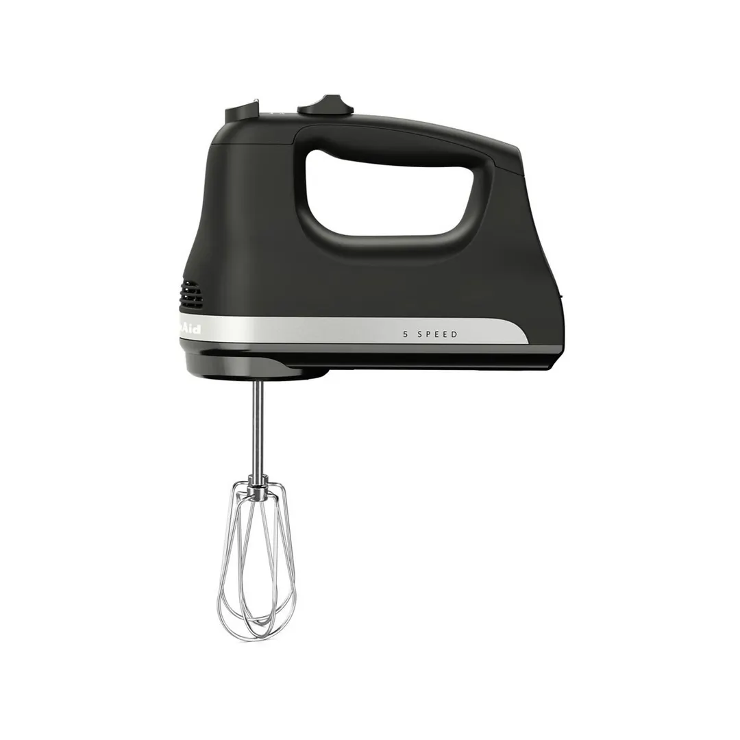 KitchenAid KHM512BM Ultra Power 5-Speed Hand Mixer, Black Matte