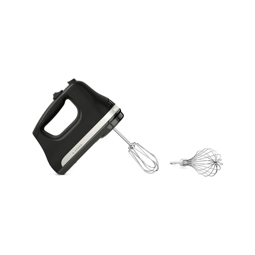 KitchenAid KHM512BM Ultra Power 5-Speed Hand Mixer, Black Matte