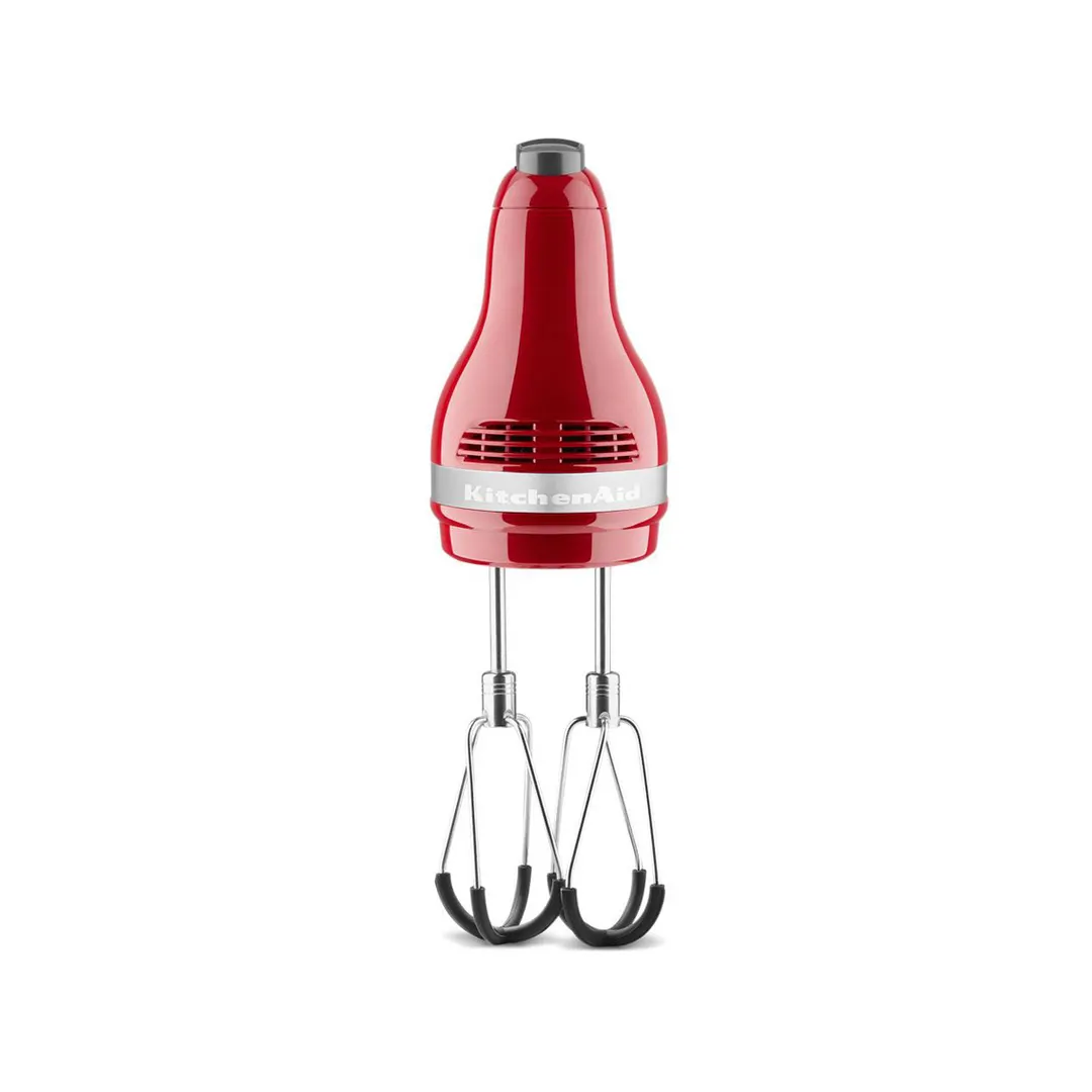 KitchenAid KHM6118ER 6-Speed Hand Mixer with Flex Edge Beaters, Empire Red