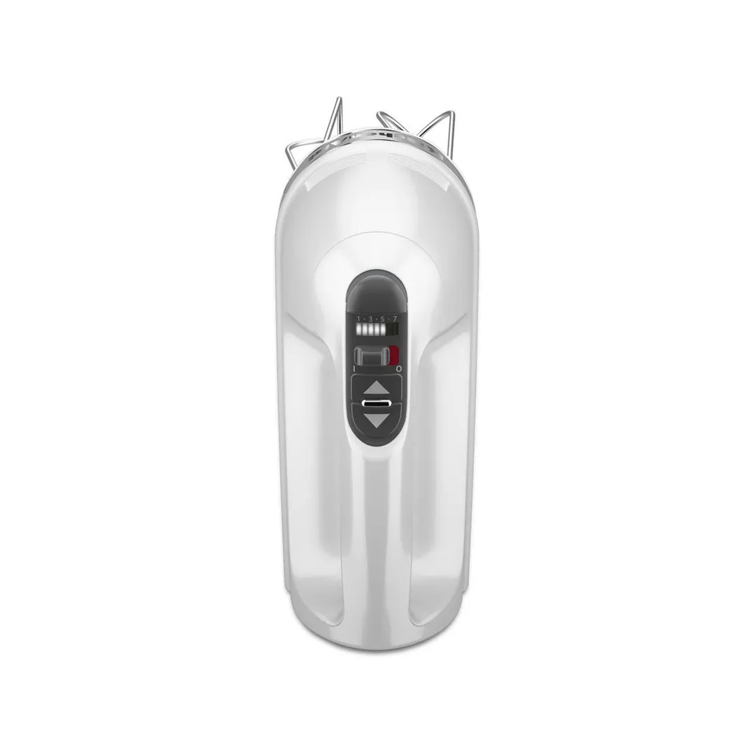 KitchenAid KHM7210WH 7-Speed Hand Mixer, White
