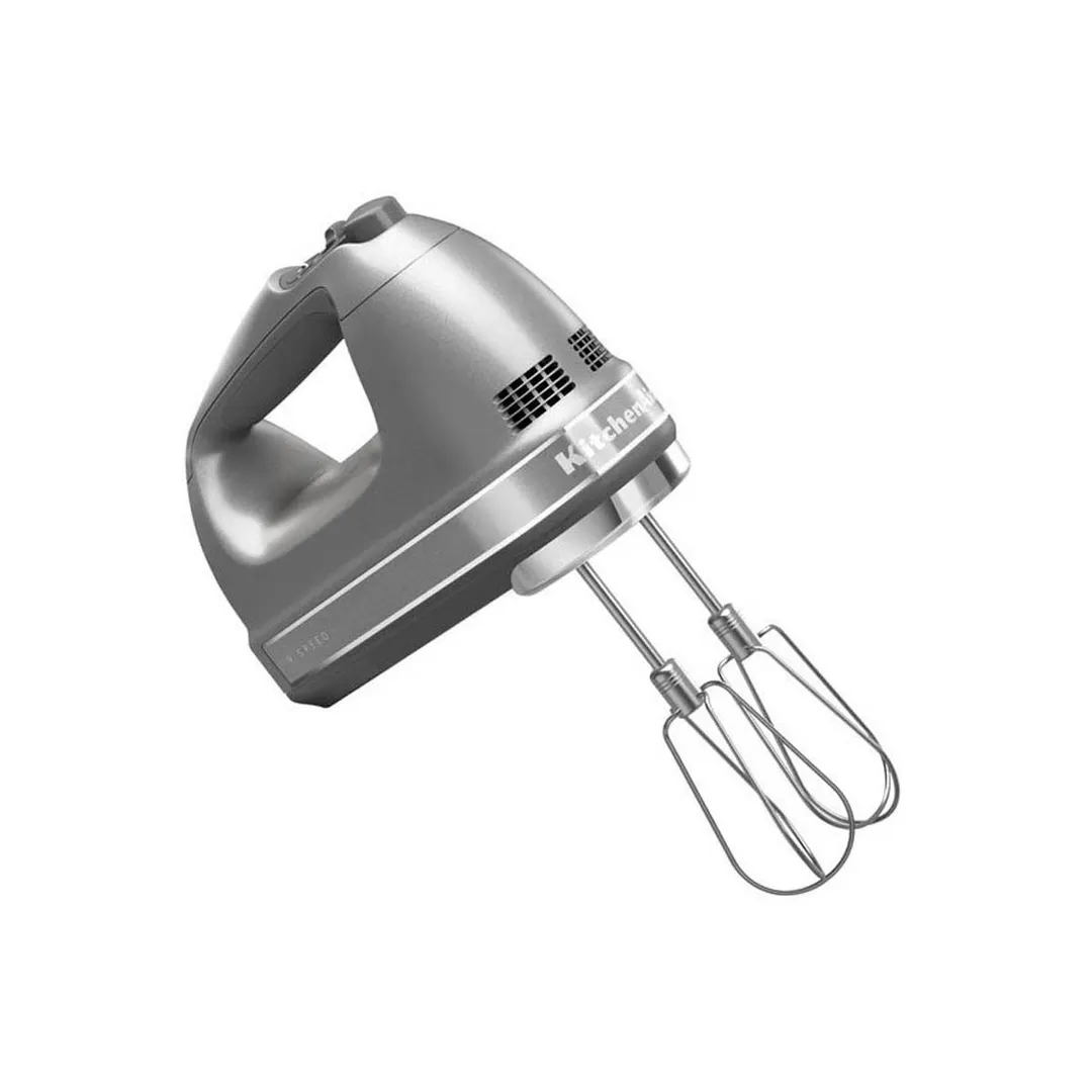 KitchenAid KHM926CU 9-Speed Hand Mixer with Exclusive Accessory Pack, Contour Silver