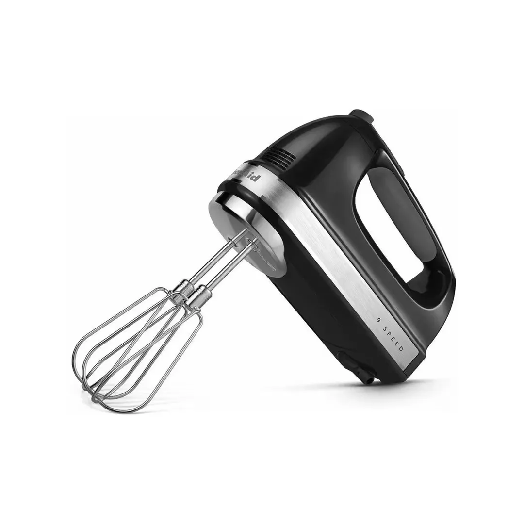 KitchenAid KHM926OB 9-Speed Hand Mixer with Exclusive Accessory Pack, Onyx Black