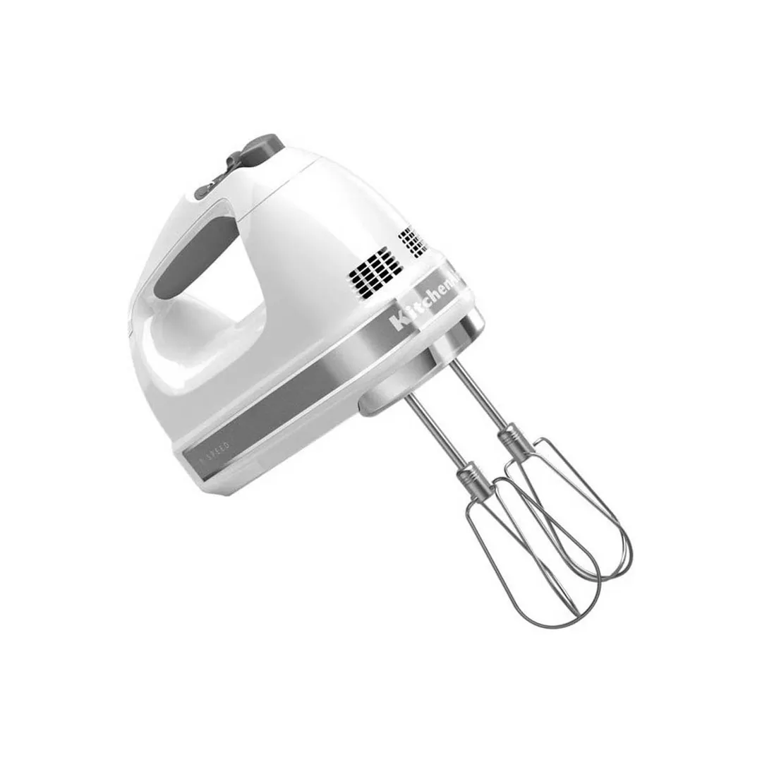 KitchenAid KHM926WH 9-Speed Hand Mixer with Exclusive Accessory Pack, White