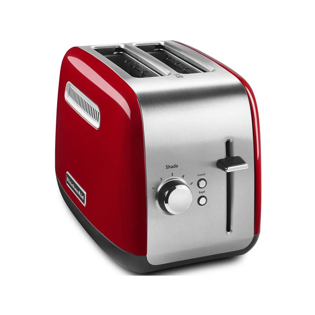 KitchenAid KMT2115ER 2 Slice Toaster with Manual Lift, Empire Red Color, 1.5" Extra Wide Slots