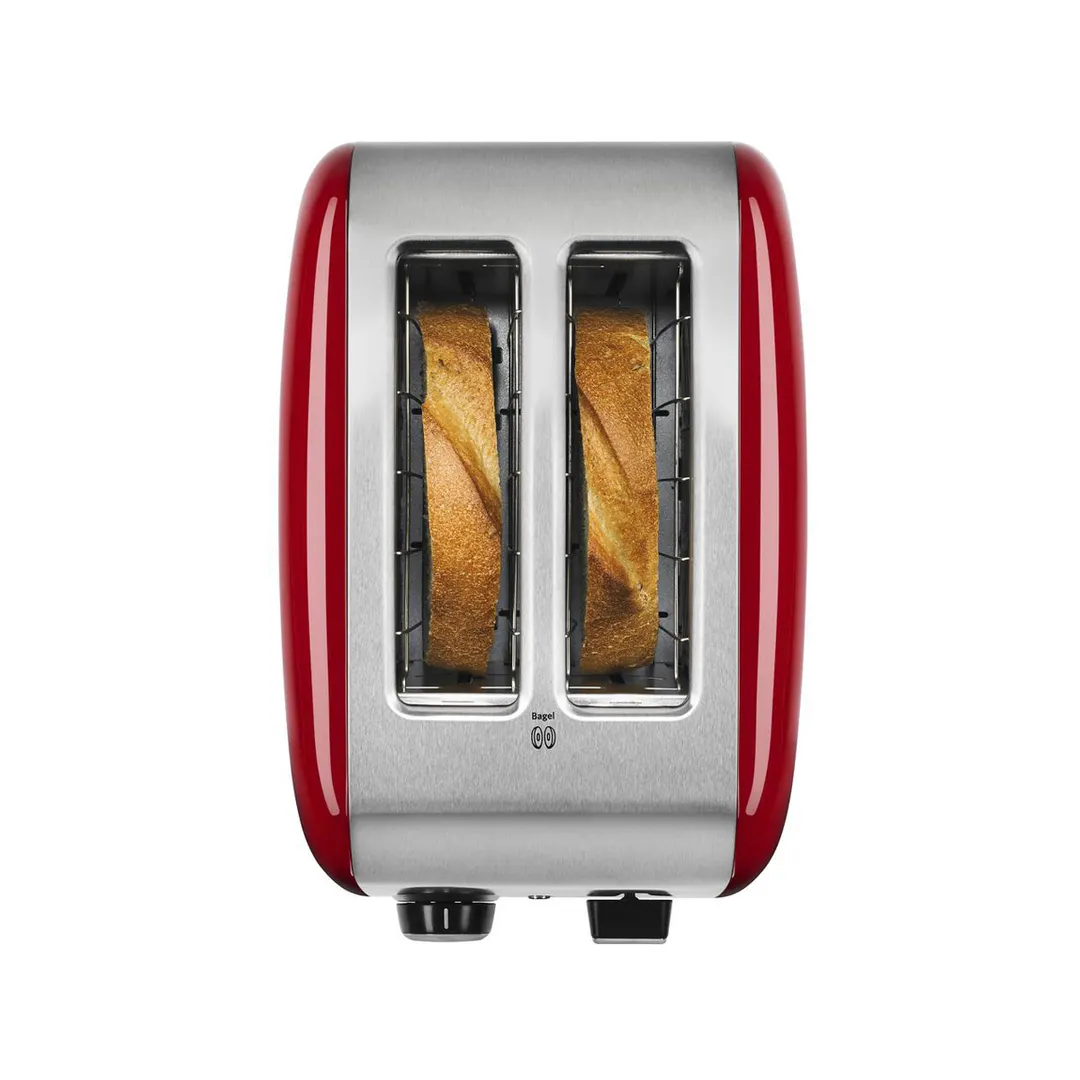 KitchenAid KMT2115ER 2 Slice Toaster with Manual Lift, Empire Red Color, 1.5" Extra Wide Slots