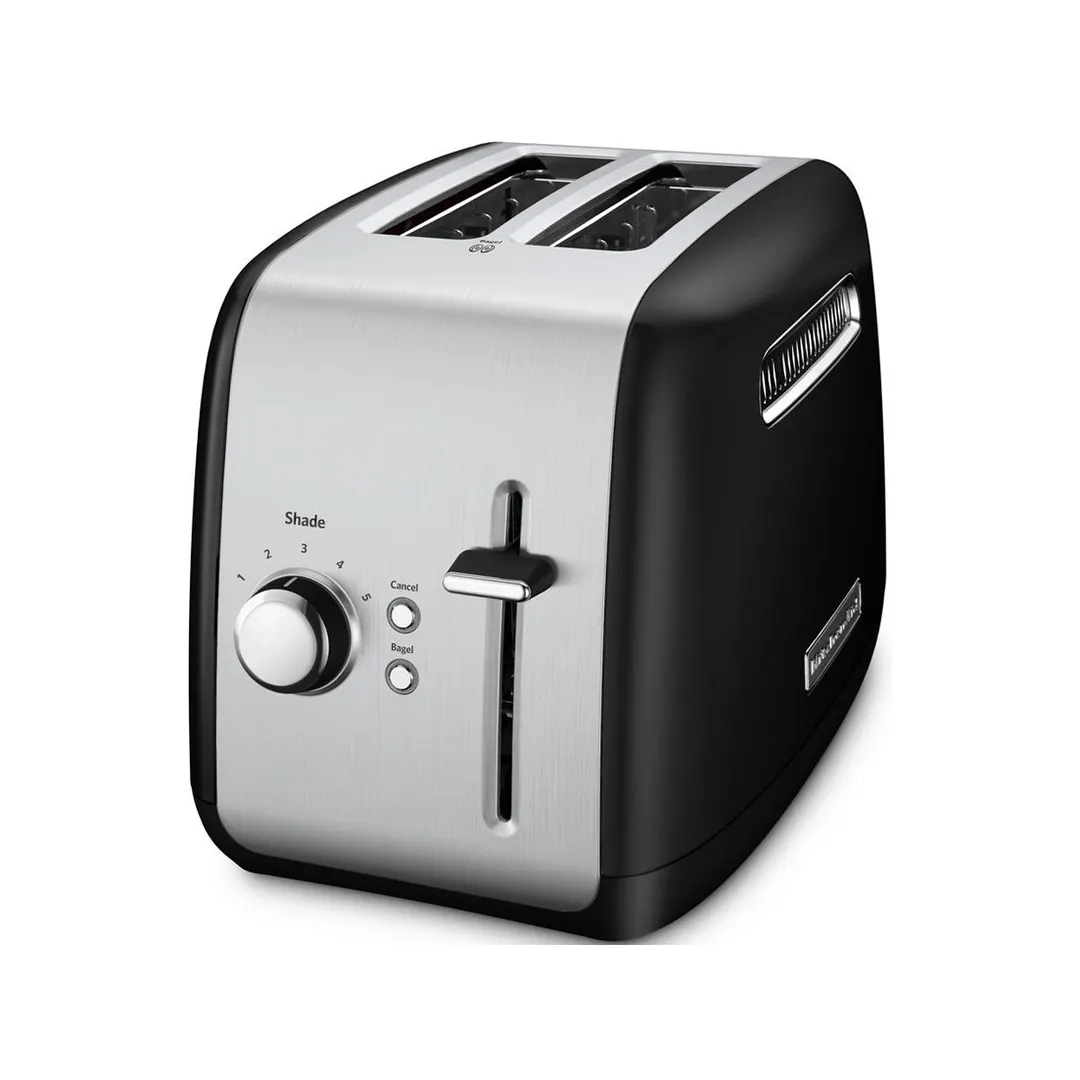 KitchenAid KMT2115OB 2 Slice Toaster with Manual Lift, Onyx Black Color, 1.5"  Extra Wide Slots