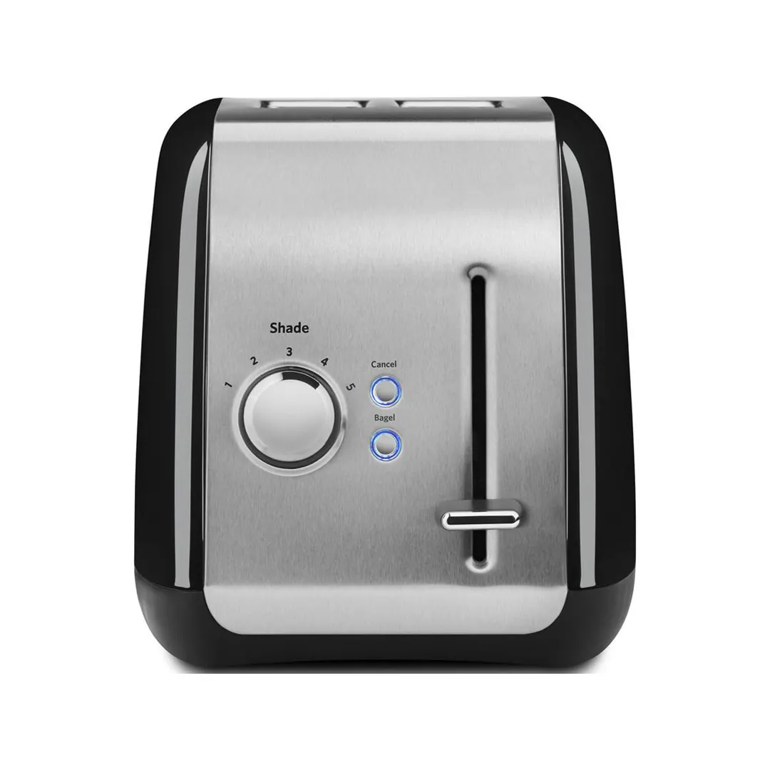 KitchenAid KMT2115OB 2 Slice Toaster with Manual Lift, Onyx Black Color, 1.5"  Extra Wide Slots