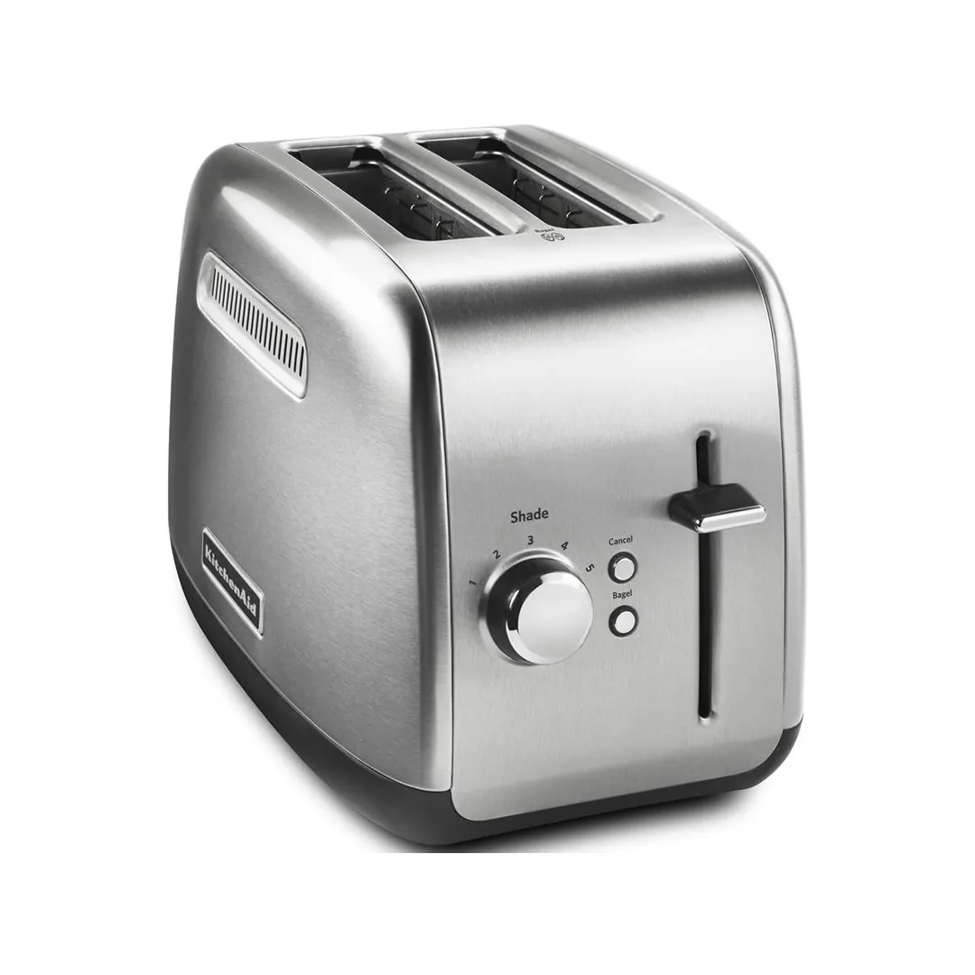 KitchenAid KMT2115SX 2 Slice Toaster with Manual Lift, Stainless Steel Color, 1.5" Extra Wide Slots