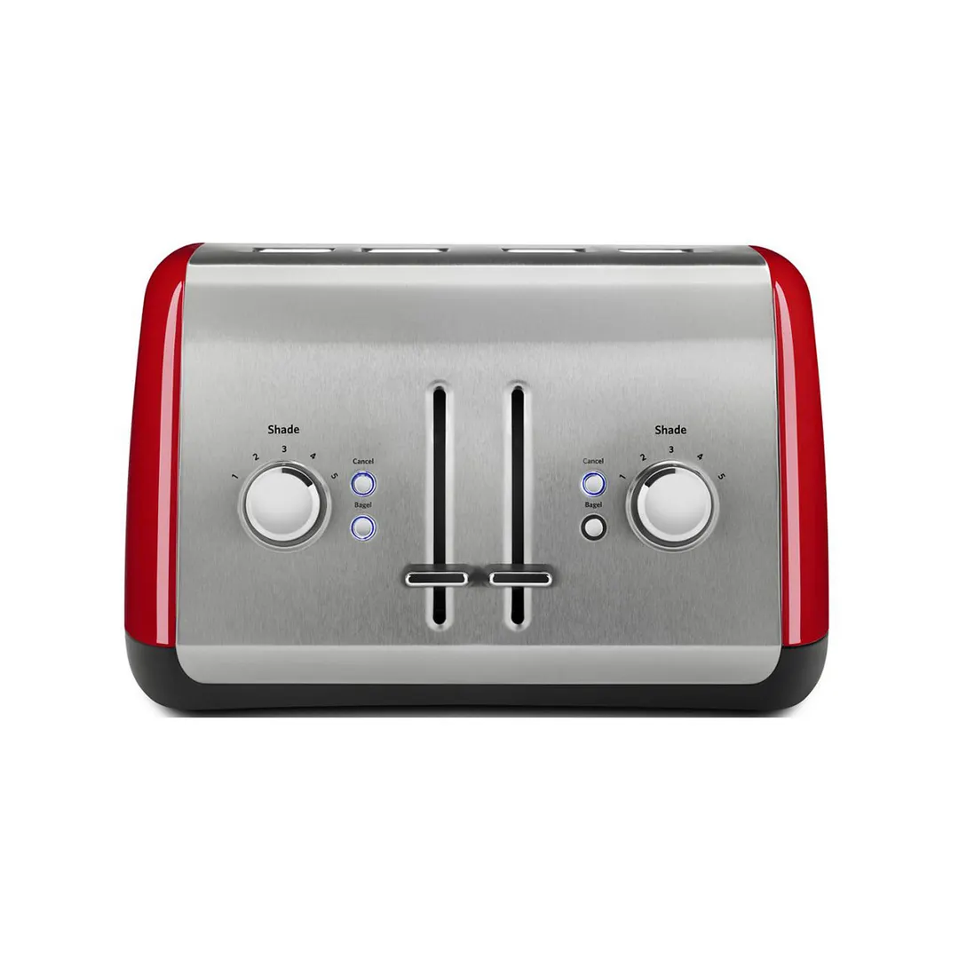 KitchenAid KMT4115ER 4 Slice Toaster w/ Manual High-Lift Lever, Empire Red Color