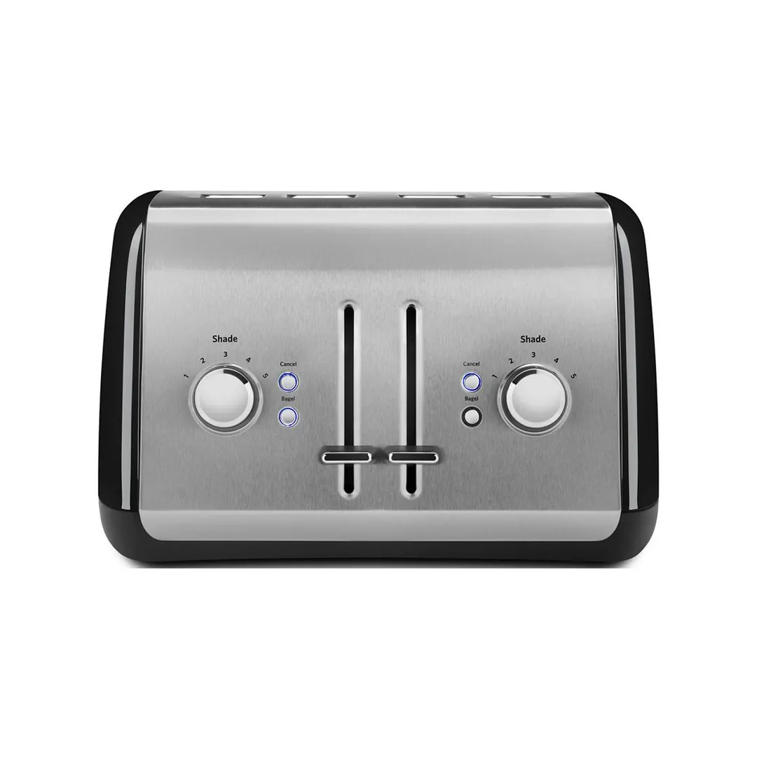 KitchenAid KMT4115OB 4 Slice Toaster w/ Manual High-Lift Lever, Onyx Black Color