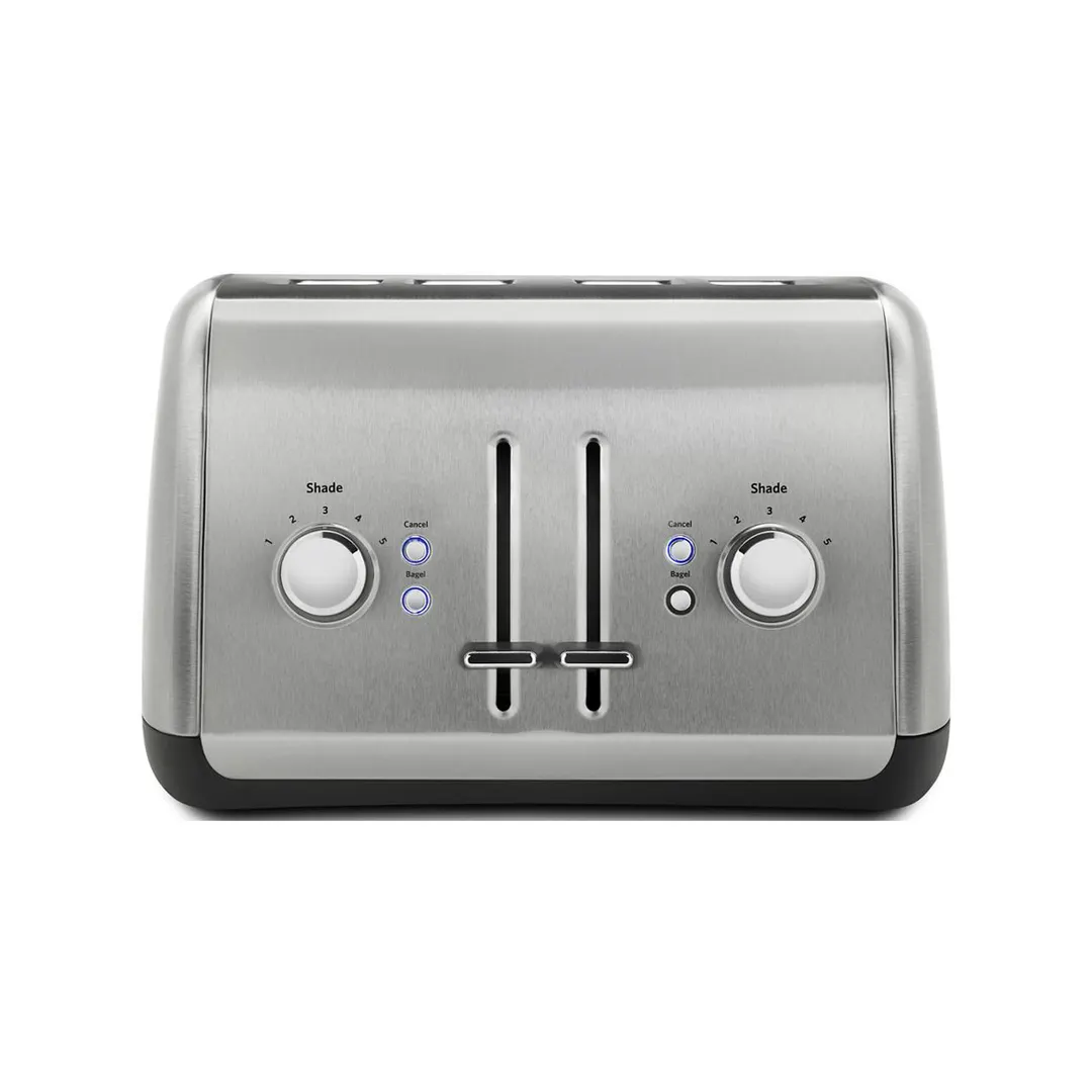 KitchenAid KMT4115SX 4 Slice Toaster w/ Manual High-Lift Lever, Stainless Steel Color
