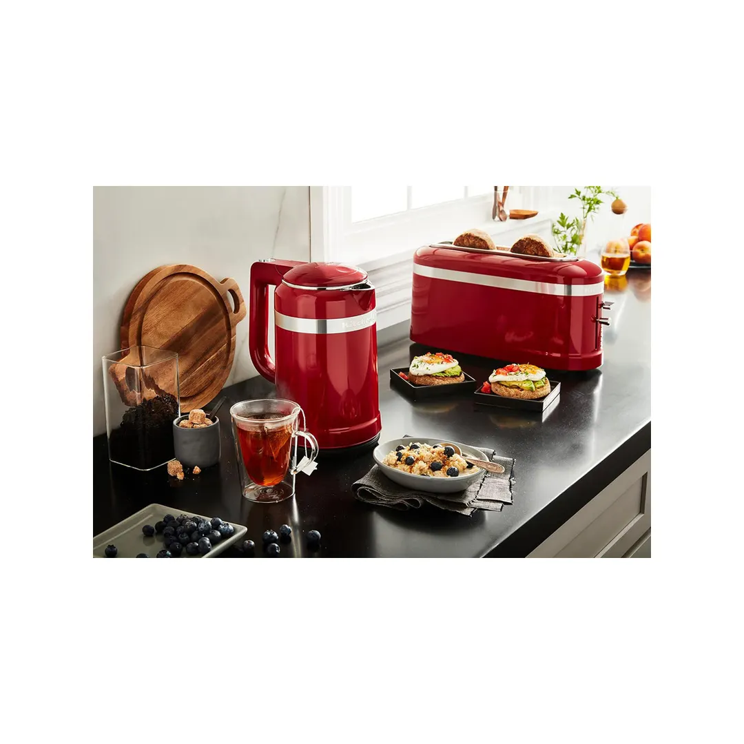 KitchenAid KMT5115ER 4 Slice Long Slot Toaster with High-Lift Lever, Empire Red Color, 120V