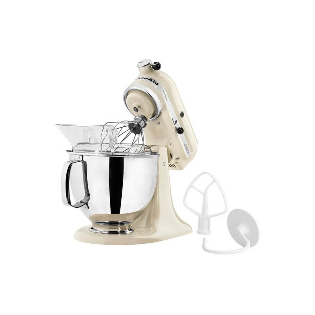 KitchenAid KSM150PSAC Artisan Series 5-qt Tilt-Head Stand Mixer, 10-Speed, Almond Cream