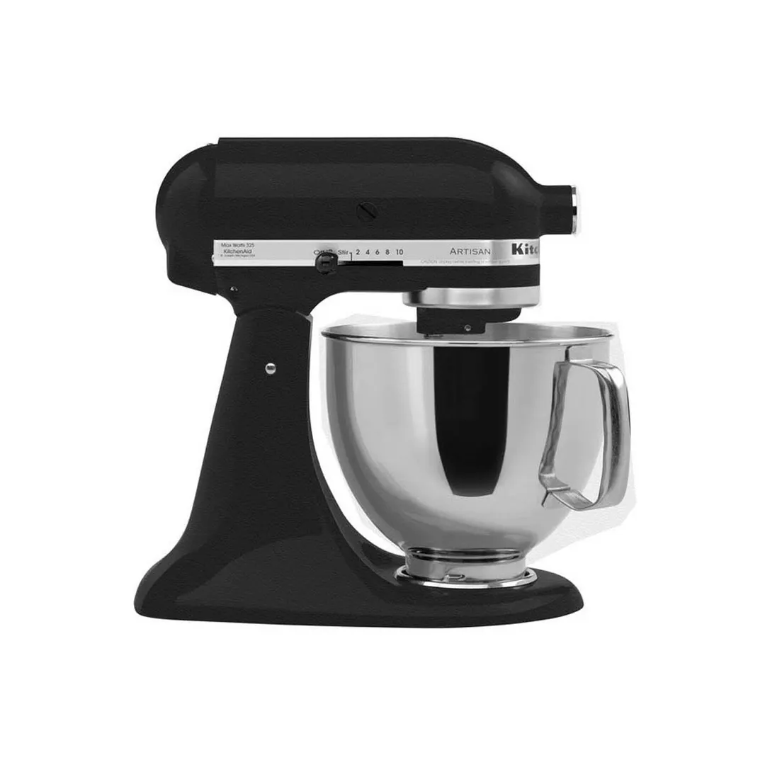KitchenAid KSM150PSBK 5-qt Tilt-Head Stand Mixer,10-Speed, Cast