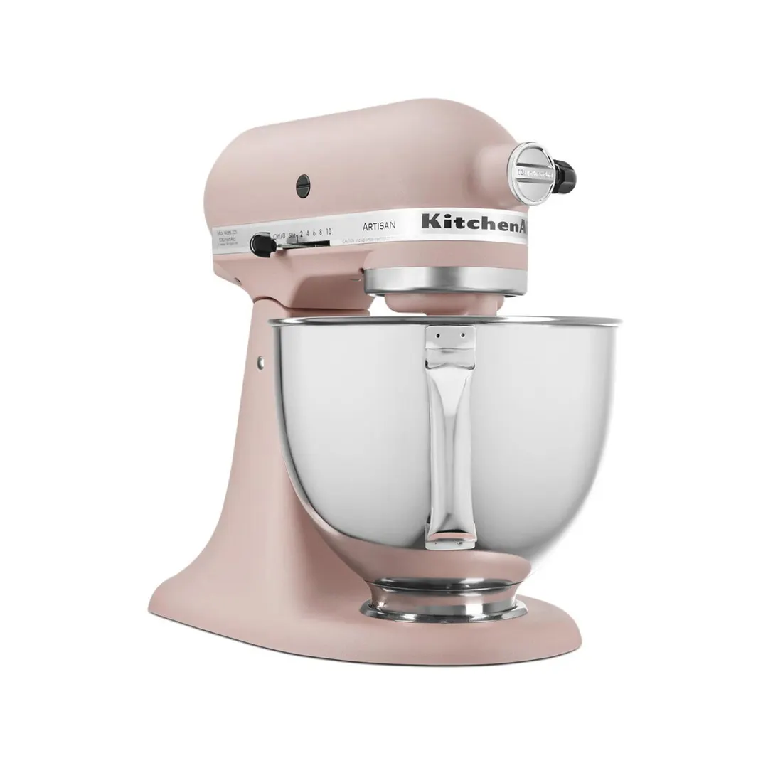 KitchenAid KSM150PSFT Artisan® Series 5-qt Tilt-Head Stand Mixer, 10-Speed, Feather Pink