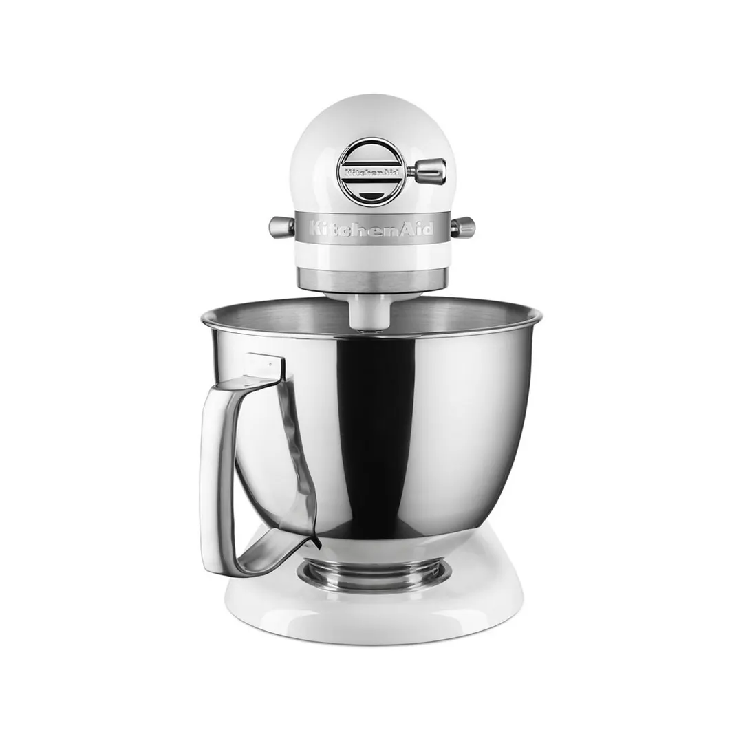 KitchenAid KSM3316XWH Artisan® Mini Series 3.5-qt Tilt-Head Stand Mixer,10-Speed, White 