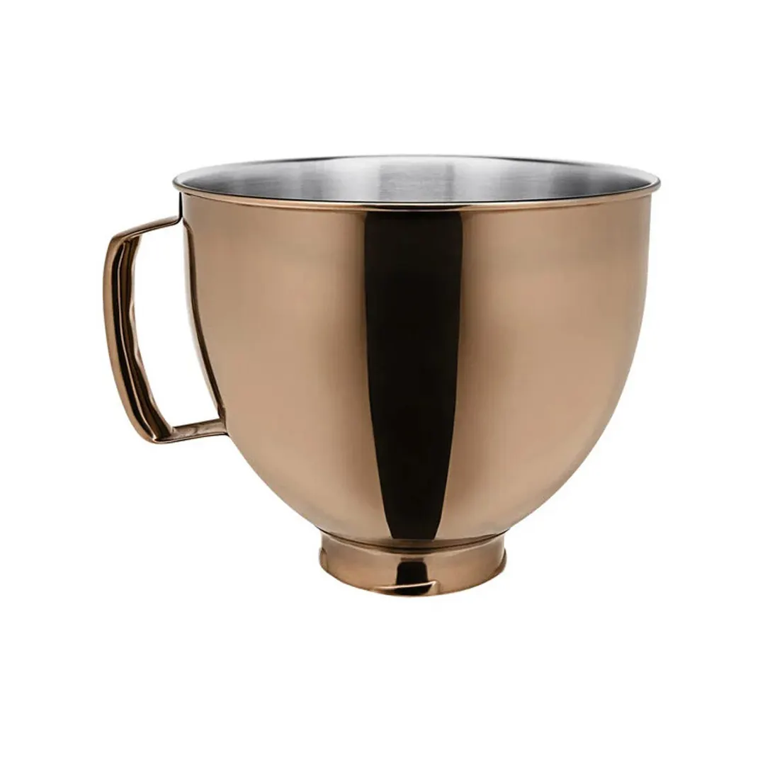 KitchenAid KSM5SSBRC 5-qt Metallic Finish Stainless Steel Bowl with handle, for Tilt Head Mixers